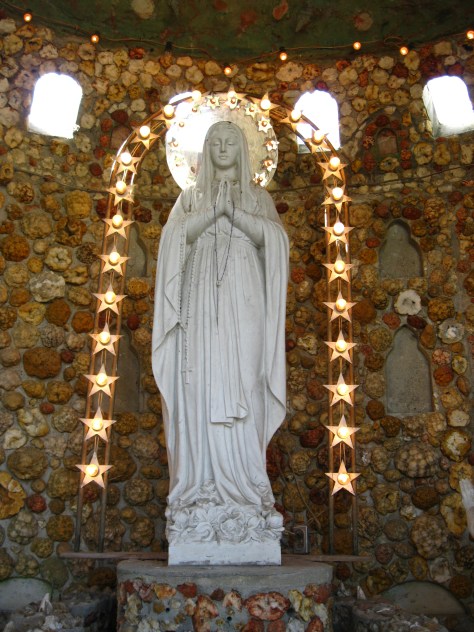 Mary in the Geode Grotto
