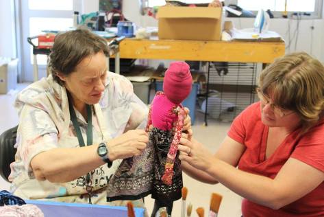 Making art with Jenny